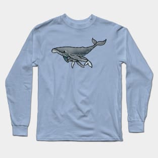 Joyous June Whales Long Sleeve T-Shirt